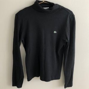 Black Lacoste turtle neck